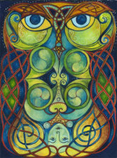 Blodeuwedd � Owl Woman by Jan Delyth